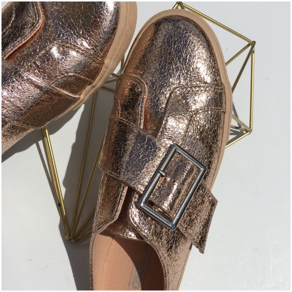 ASOS Shoes - Asos Rose Gold Metallic Shoes